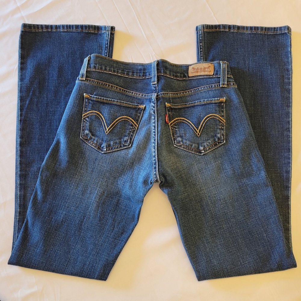 Y2K/Vintage Levis 524 Too Superlow▪︎ Womens Ultra-Low Rise Jeans ▪︎ Size 26/3 - Picture 3 of 10